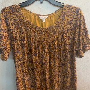 Lucky Brand Women’s Boho Patterned Top